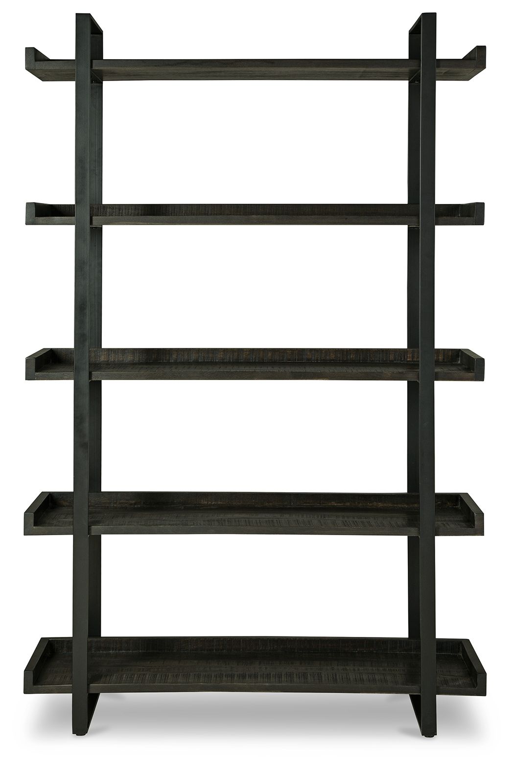 Kevmart - Grayish Brown / Black - Bookcase - Tony's Home Furnishings