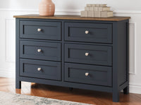 Thumbnail for Landocken - Brown / Blue - Dresser - Tony's Home Furnishings