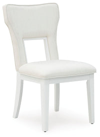 Thumbnail for Chalanna - White - Dining Upholstered Side Chair (Set of 2) - Tony's Home Furnishings