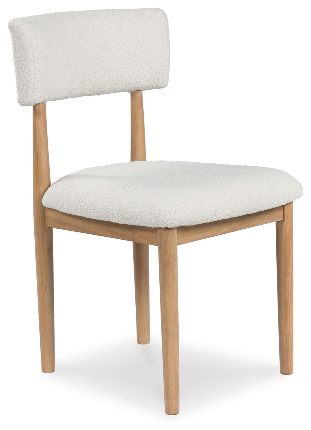 Sawdyn - White / Light Brown - Dining Upholstered Side Chair (Set of 2) - Tony's Home Furnishings