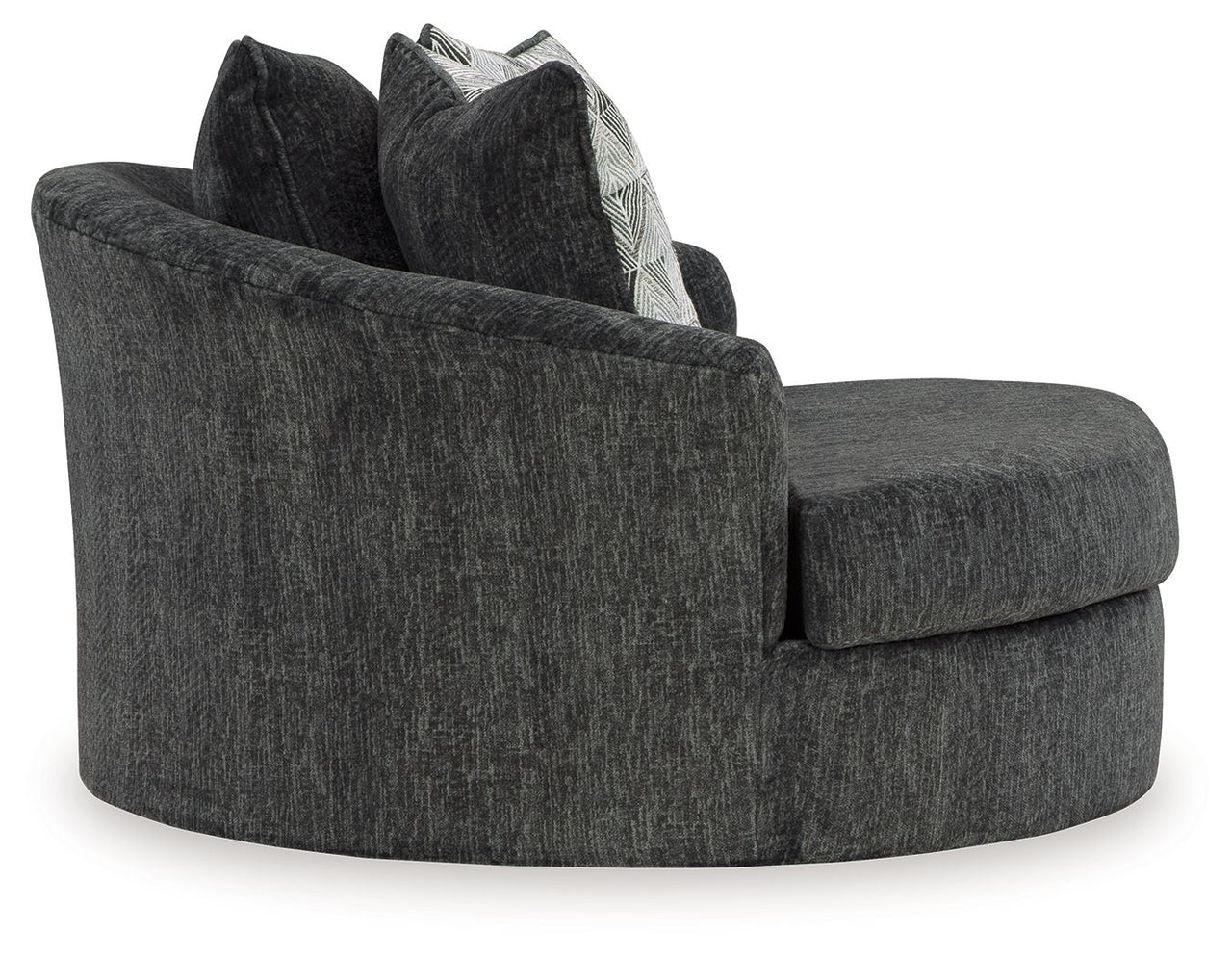 Biddeford - Shadow - Oversized Swivel Accent Chair - Tony's Home Furnishings