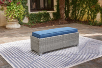Thumbnail for Naples Beach - Light Gray - Bench With Cushion - Tony's Home Furnishings