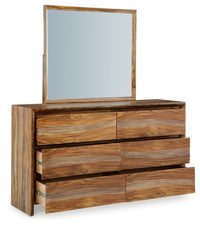 Thumbnail for Dressonni - Brown - Dresser And Mirror - Tony's Home Furnishings