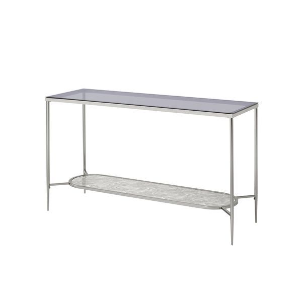 Adelrik - Accent Table - Glass & Chrome Finish - Tony's Home Furnishings