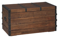 Thumbnail for Kettleby - Brown - Storage Trunk Tony's Home Furnishings Furniture. Beds. Dressers. Sofas.