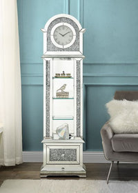 Thumbnail for Noralie - Grandfather Clock - Pearl Silver - Tony's Home Furnishings
