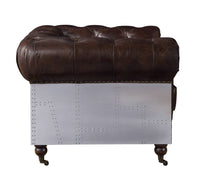 Thumbnail for Aberdeen - Loveseat - Vintage Brown Top Grain Leather - Tony's Home Furnishings