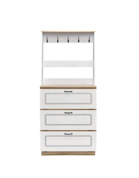 Thumbnail for Hewett - Shoe Cabinet - Light Oak & White Finish - Tony's Home Furnishings
