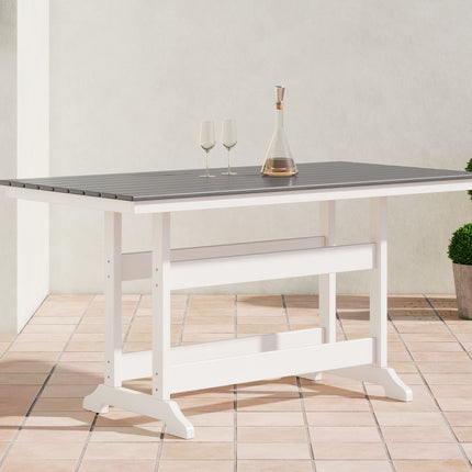 Transville - Counter Table W/Umb Opt - Tony's Home Furnishings