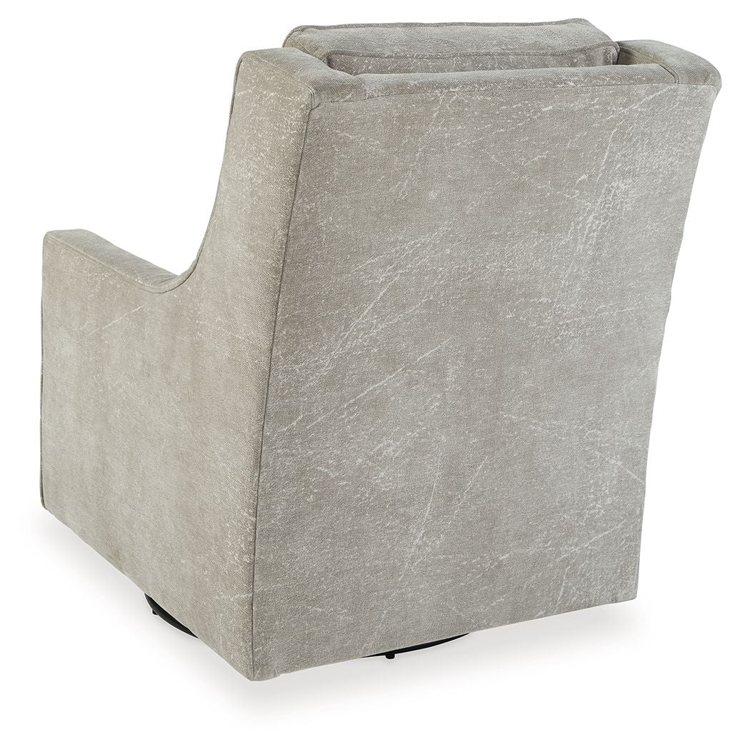 Kambria - Pebble - Swivel Glider Accent Chair - Tony's Home Furnishings