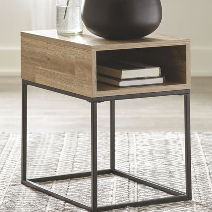 Gerdanet - Natural - Rectangular End Table Ashley Furniture 