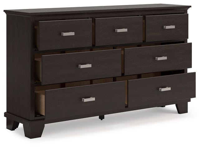 Covetown - Dark Brown - Dresser Signature Design by Ashley® 