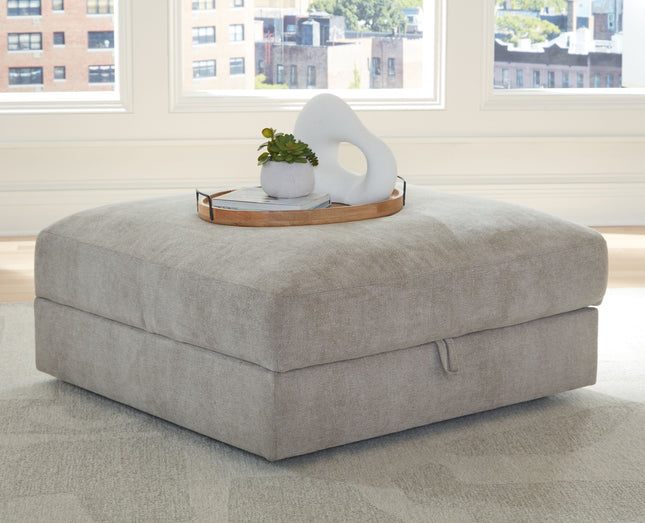 Aslan Court - Pebble - Ottoman With Storage Benchcraft® 