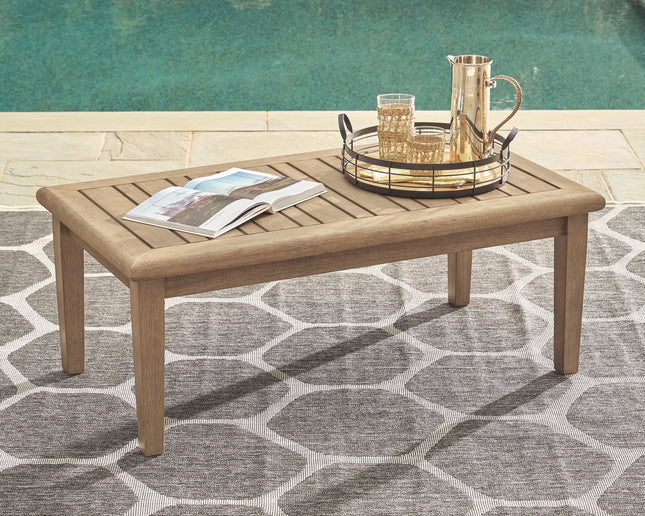 Gerianne - Brown - Rectangular Cocktail Table Ashley Furniture 