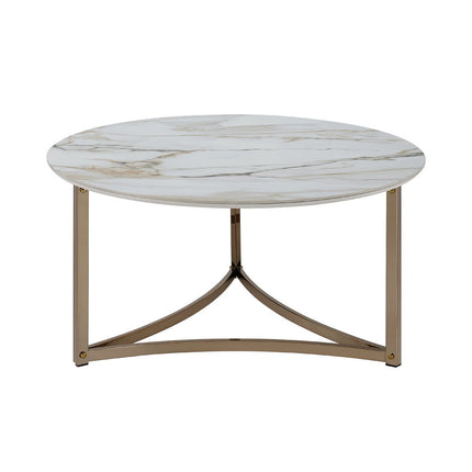 Zaidee - Coffee Table - Sintered Champagne - Tony's Home Furnishings