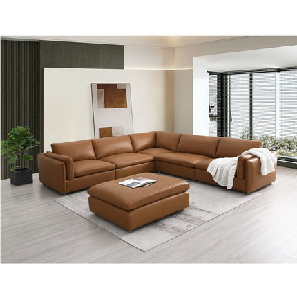 Brighton - Sectional Sofa - Brown - Tony's Home Furnishings