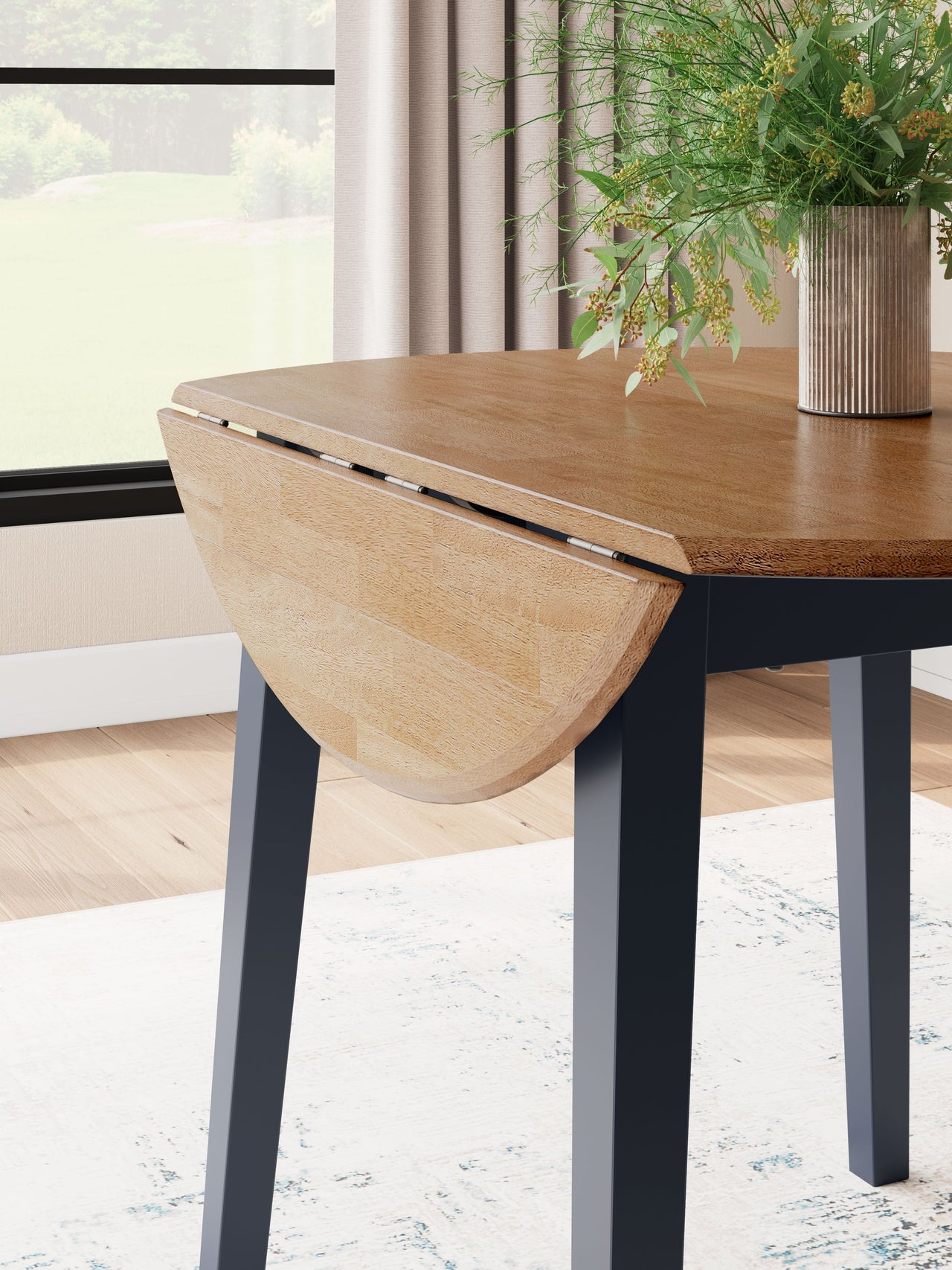 Gesthaven - Round Dining Room Drop Leaf Table - Tony's Home Furnishings