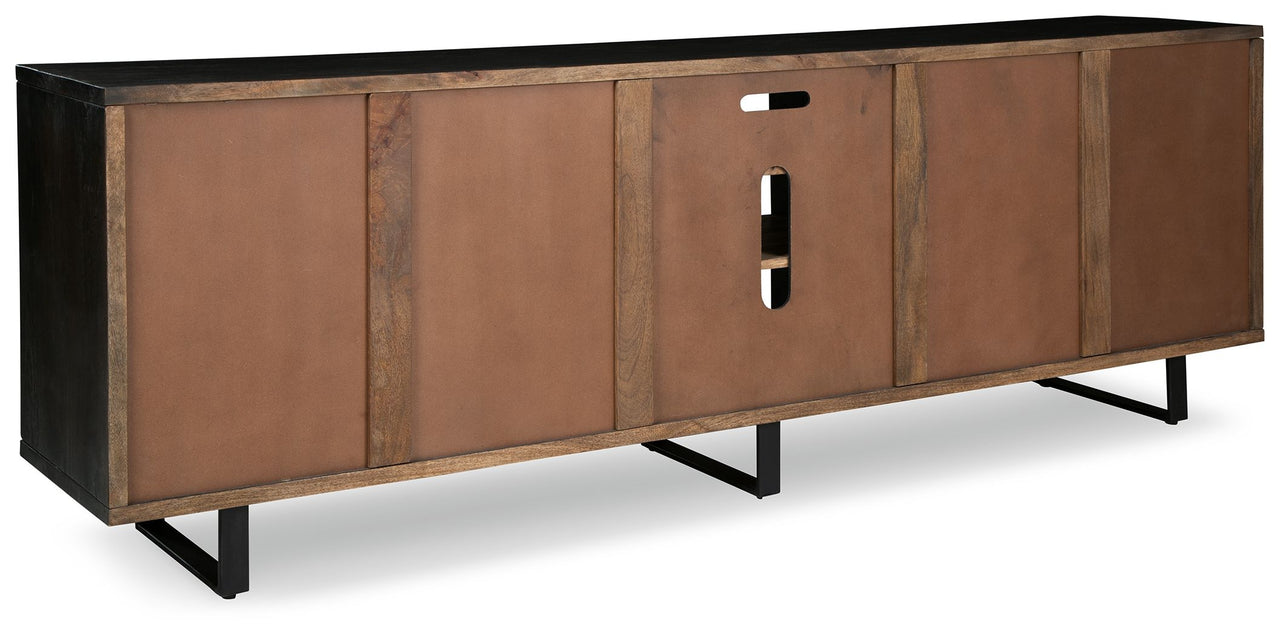 Bellwick - Natural / Brown - Accent Cabinet - Tony's Home Furnishings