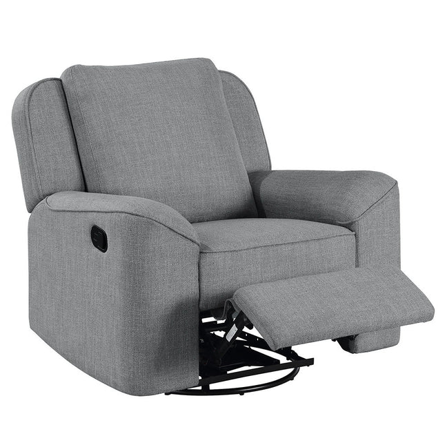 Destiny - Glider Recliner With Swivel - Gray Linen ACME 