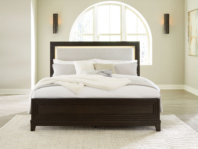 Neymorton - Upholstered Panel Bed Signature Design by Ashley® 