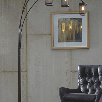 Maovesa - Bronze - Metal Arc Lamp Ashley Furniture 