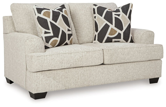 Heartcort - Quartz - Loveseat - Tony's Home Furnishings