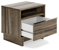 Thumbnail for Shallifer - Brown - One Drawer Night Stand - Tony's Home Furnishings