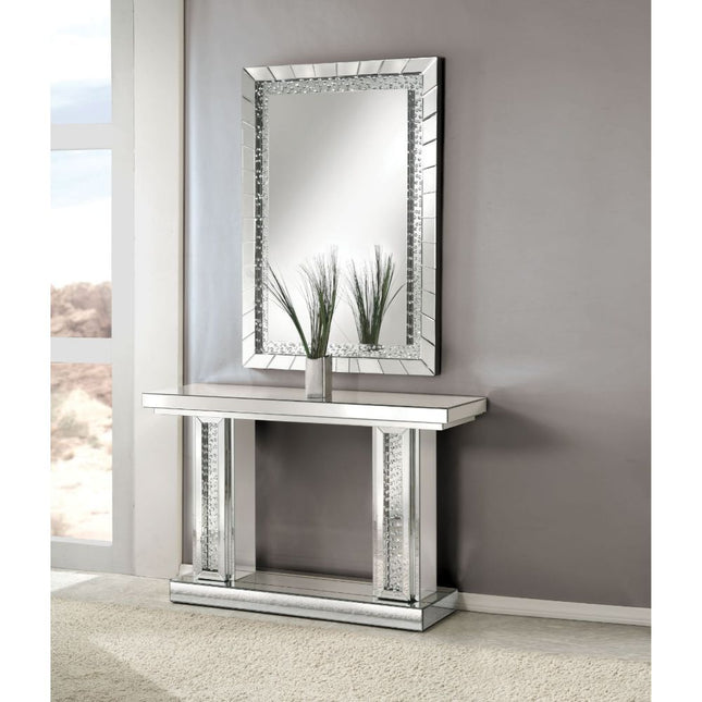 Nysa - Accent Table - Mirrored - 32" ACME 