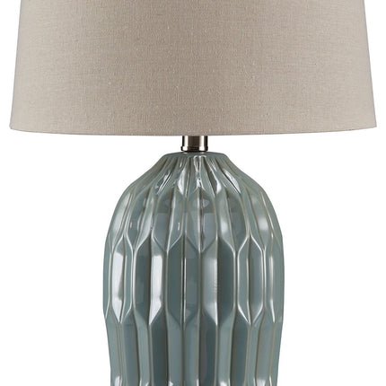 Hadbury - Ceramic Table Lamp (Set of 2) Signature Design by Ashley® 