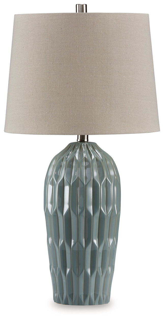 Hadbury - Ceramic Table Lamp (Set of 2) Signature Design by Ashley® 