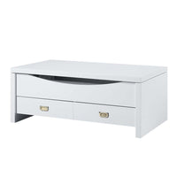 Ramiel - Coffee Table - High Gloss White Finish - Tony's Home Furnishings