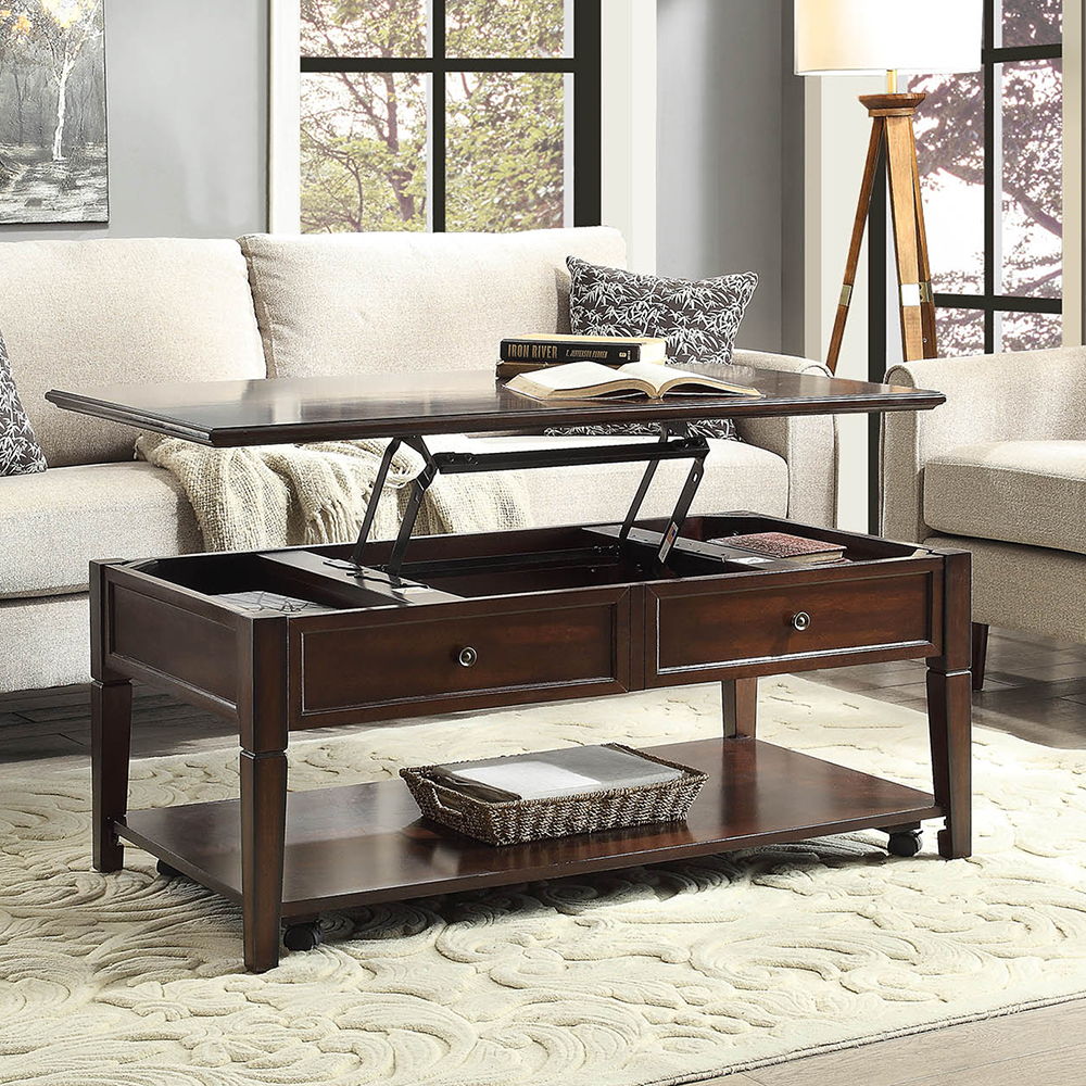Malachi - Coffee Table w/Lift Top - Tony's Home Furnishings