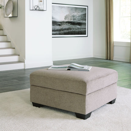 Creswell - Stone - Ottoman With Storage Signature Design by Ashley® 