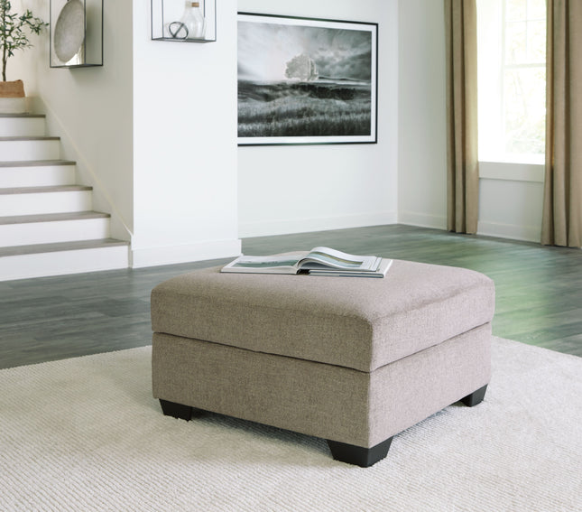 Creswell - Stone - Ottoman With Storage Signature Design by Ashley® 