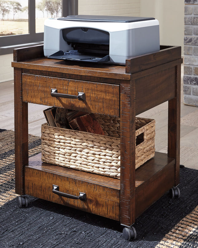 Baldridge - Rustic Brown - Printer Stand Ashley Furniture 