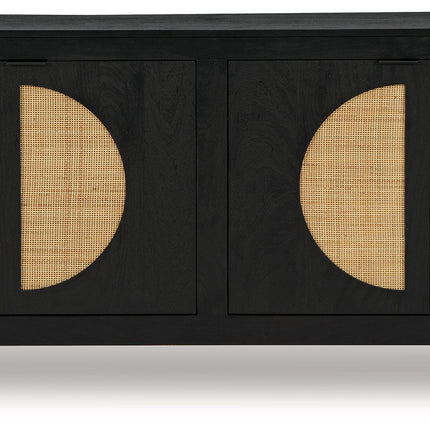 Cliffiings - Black / Natural - Accent Cabinet Signature Design by Ashley® 