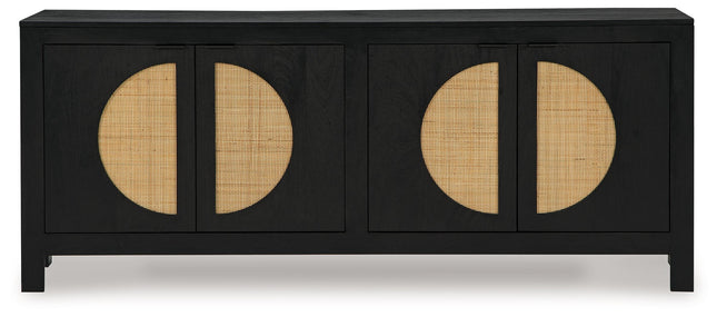 Cliffiings - Black / Natural - Accent Cabinet Signature Design by Ashley® 