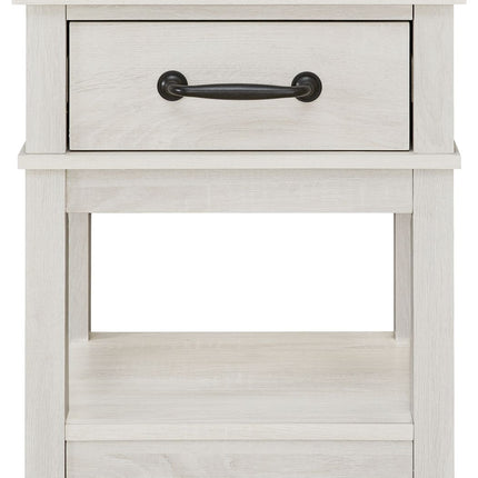 Dorrinson - White - One Drawer Night Stand Signature Design by Ashley® 