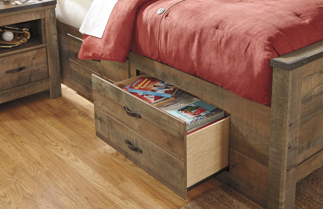 Trinell - Bookcase Bed With Storage Signature Design by Ashley® 