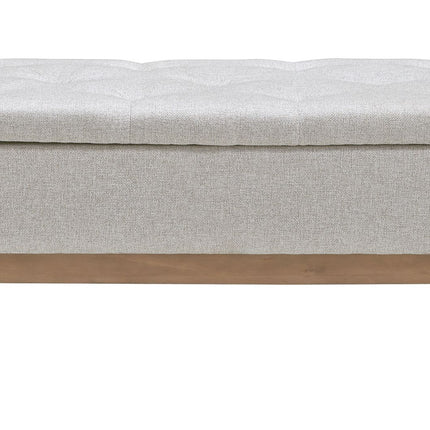 Briarson - Beige / Brown - Storage Bench Ashley Furniture 