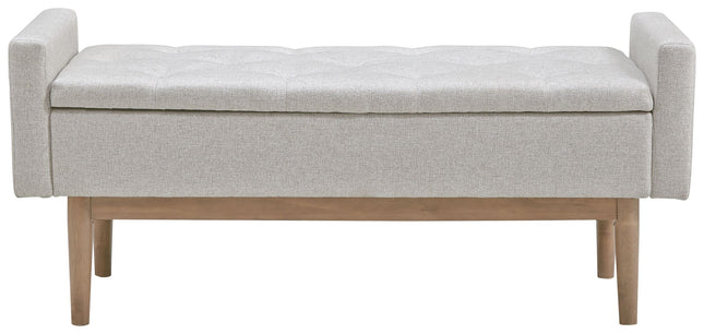 Briarson - Beige / Brown - Storage Bench Ashley Furniture 