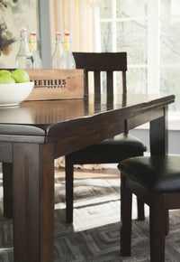 Thumbnail for Haddigan - Dark Brown - Rectangular Dining Room Extension Table - Tony's Home Furnishings