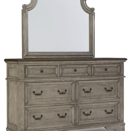 Lodenbay - Antique Gray - Dresser, Mirror Signature Design by Ashley® 