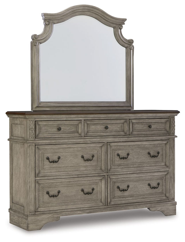 Lodenbay - Antique Gray - Dresser, Mirror Signature Design by Ashley® 