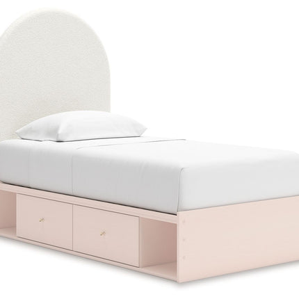 Wistenpine - Upholstered Panel Bed With Storage Signature Design by Ashley® 