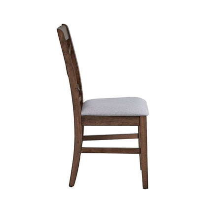 Ferris - Side Chair (Set of 2) - Brown Finish ACME 