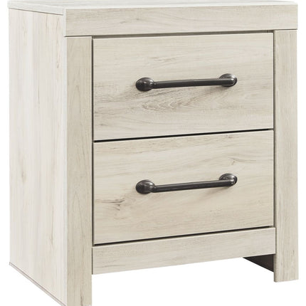 Cambeck - Whitewash - Two Drawer Night Stand Ashley Furniture 