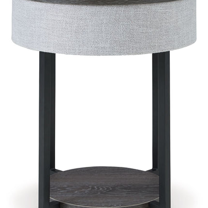 Sethlen - Gray / Black - Accent Table Signature Design by Ashley® 