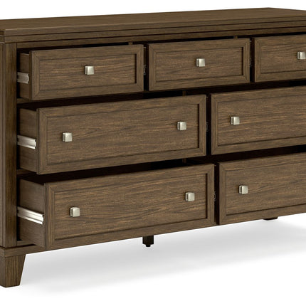 Shawbeck - Medium Brown - Dresser Benchcraft® 