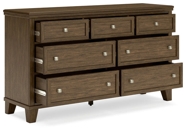 Shawbeck - Medium Brown - Dresser Benchcraft® 